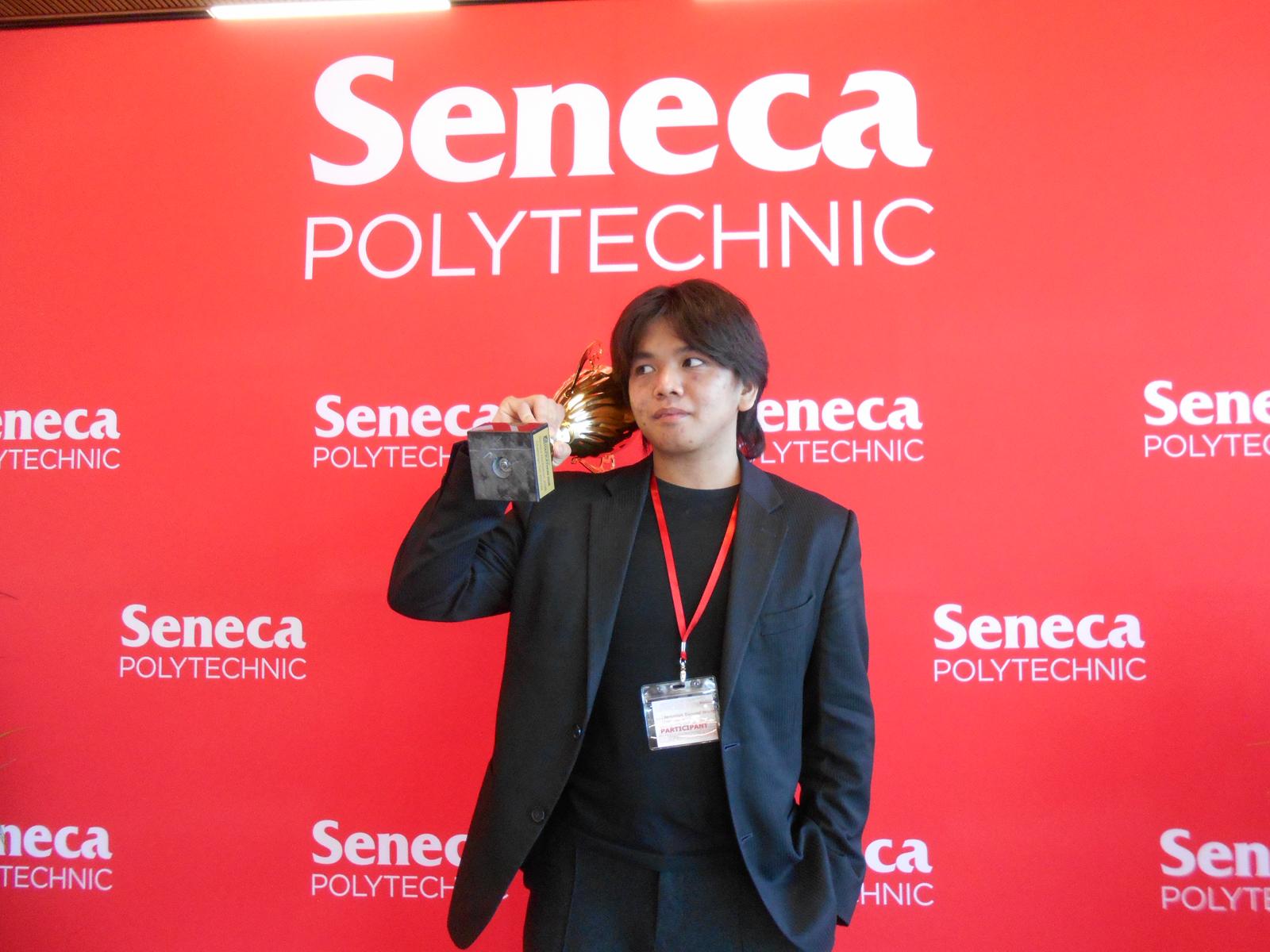 Jeremiah Wong and team at the Seneca Energy Hackathon