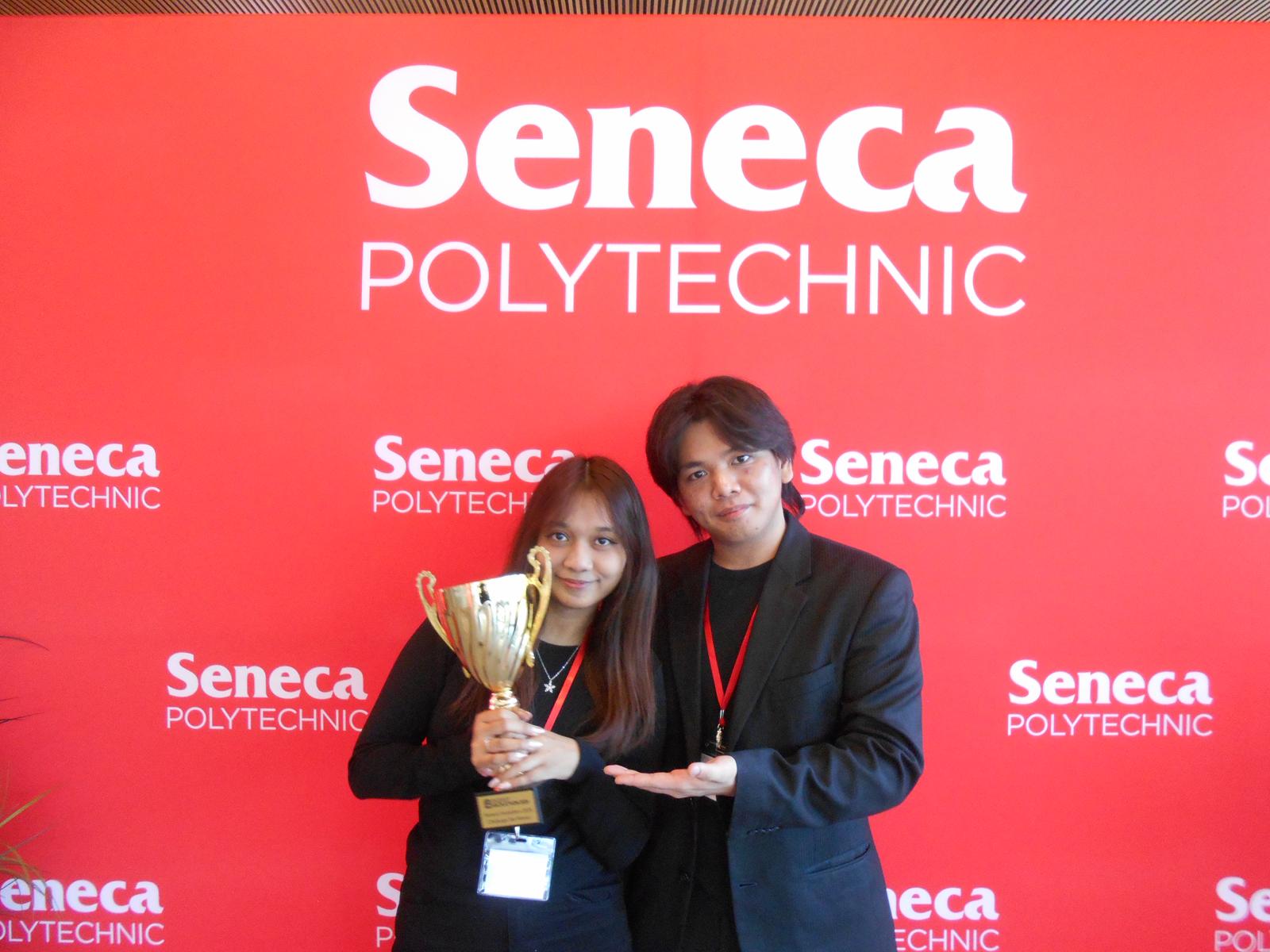 Jeremiah Wong and team at the Seneca Energy Hackathon